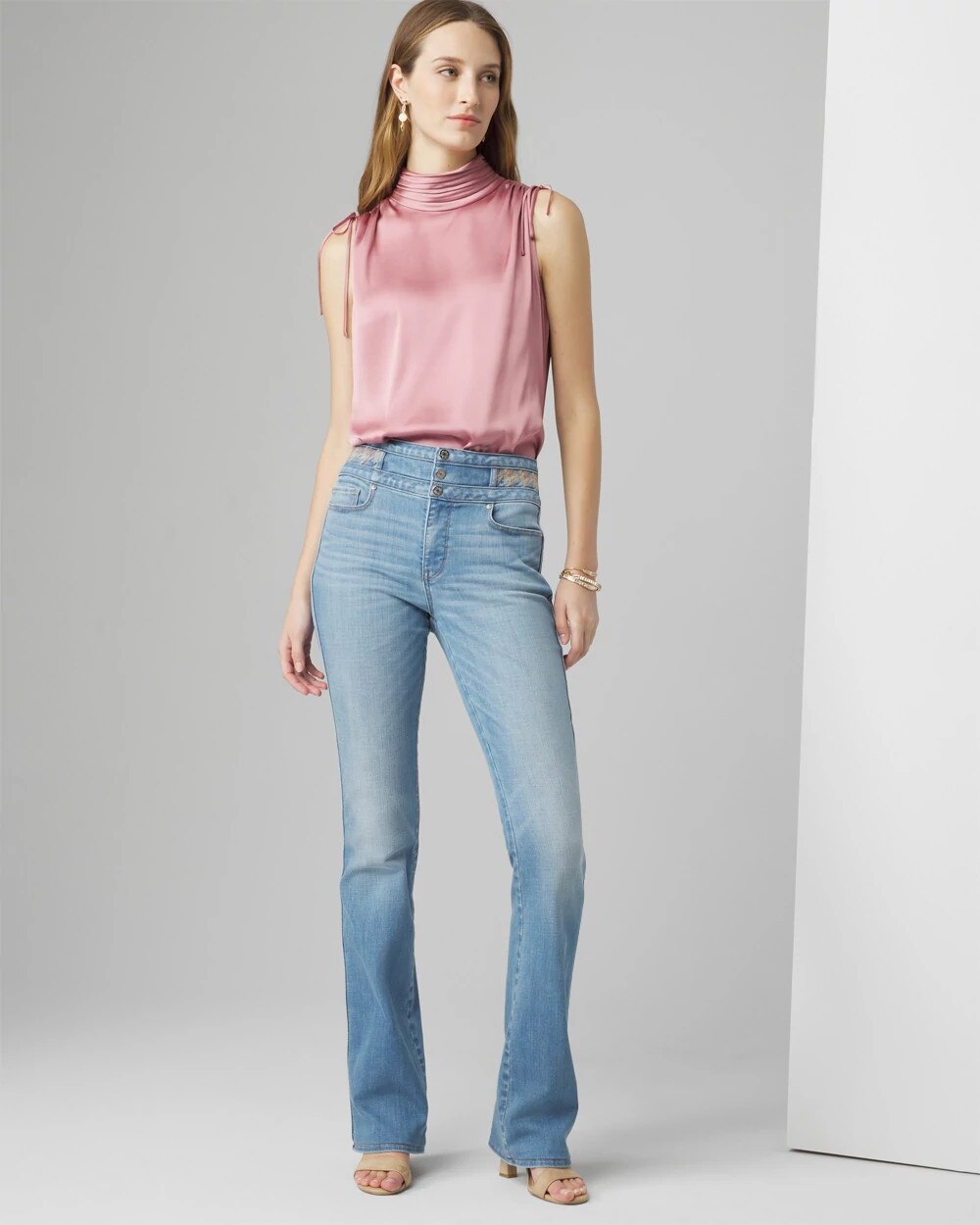 パンツ straight soft flare denim LG30 straight soft flare denim LG30